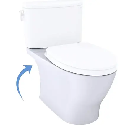 Toto Nexus Two Piece Elongated Bowl ADA 1.28gpf - Cotton White  (Washlet+ enabled) (12" Rough-in)