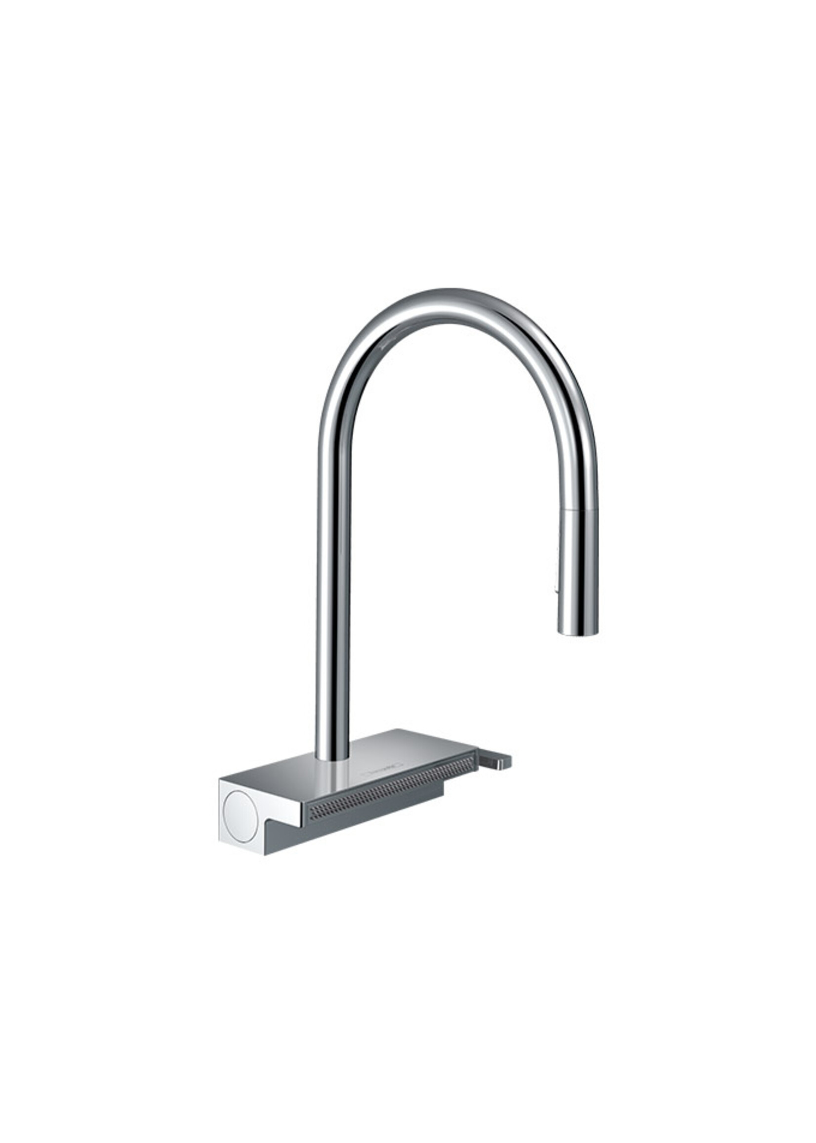 Hansgrohe Hansgrohe Aquno Select HighArc Kitchen Faucet, 3-Spray Pull-Down, 1.75 GPM in Steel Optic SO