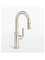 California Faucets California Faucets Descanso Pull-Down Prep/Bar Faucet with Button Sprayer - Standard Finish