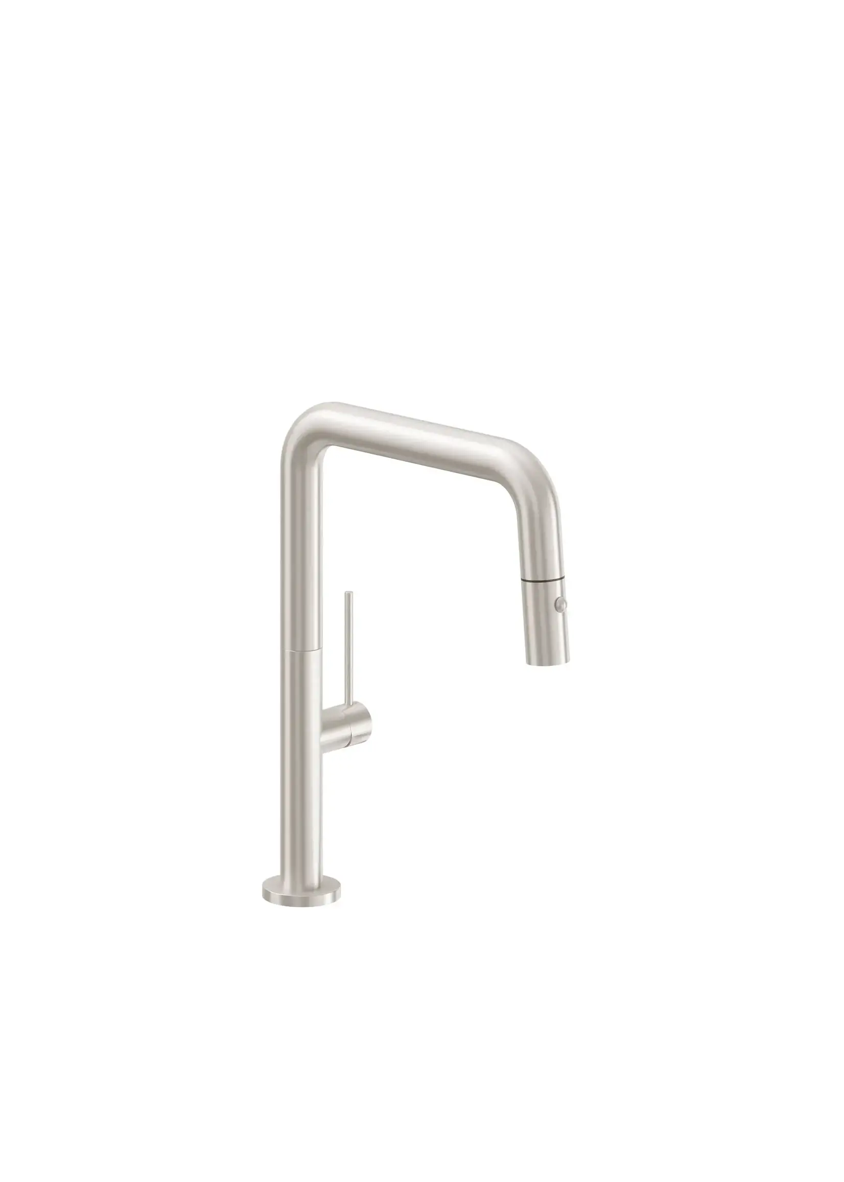 California Faucets California Poetto (Series K50) Pull-Down Kitchen Faucet with Button Sprayer, pencil handle  - Quad Spout in a Special Finish