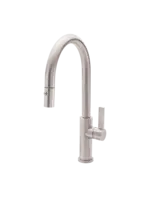 California Faucets California Faucets Corsano Pull Down High Spout Button Sprayer Kitchen Faucet w/Custom HDL - Standard