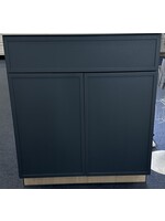 Omega Omega Cabinetry Jax Door Style Maple Wood Species 30x21x34.5 Two Door Vanity w/ False Panel - Amalfi Finish