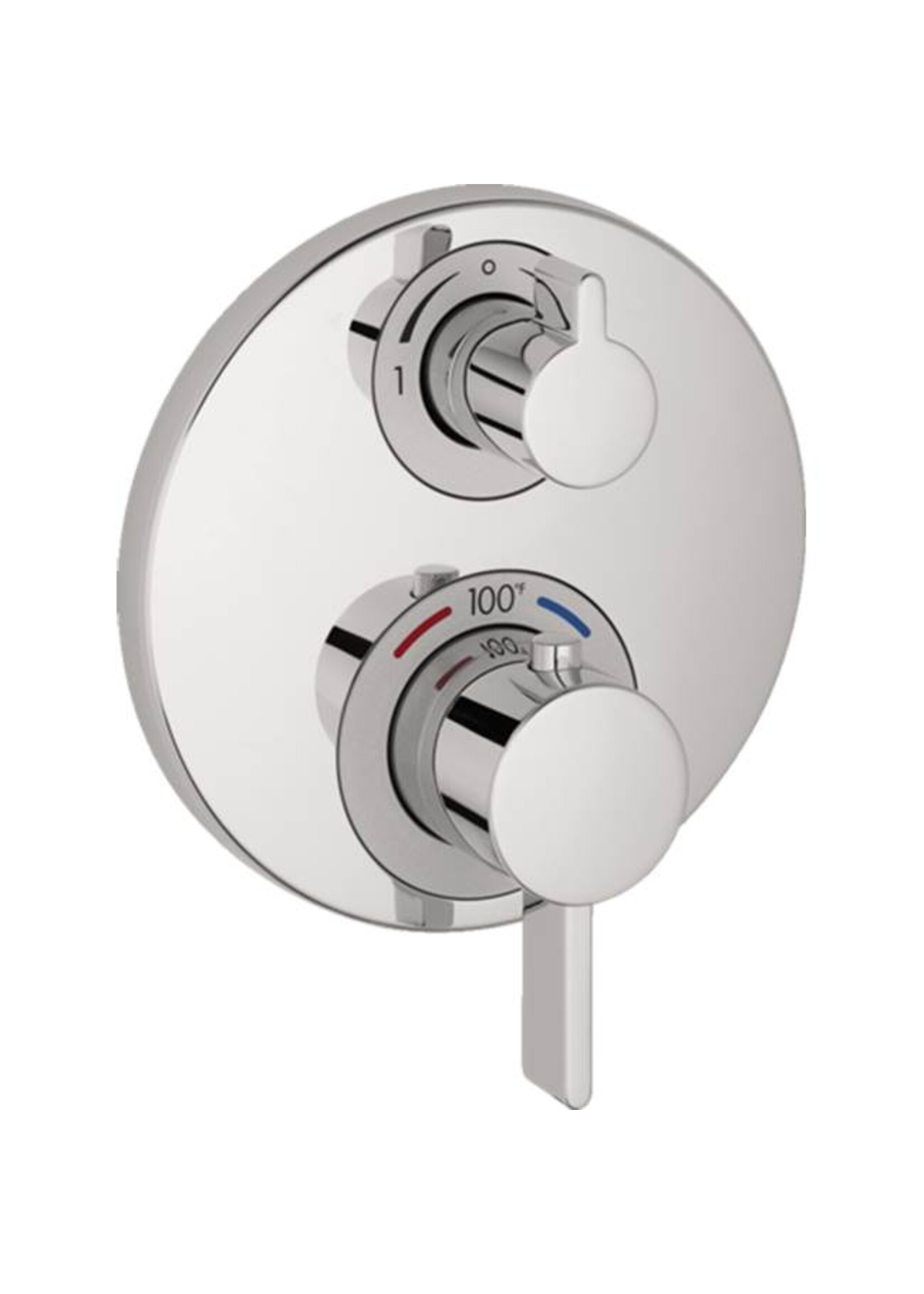 Hansgrohe Hansgrohe Ecostat S Dual Function Thermostatic Trim w/ Diverter & Volume Control