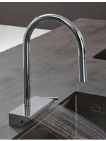 Hansgrohe Aquno Select Kitchen Faucet, 2-Spray Pull-Out, 1.75 GPM in Chrome