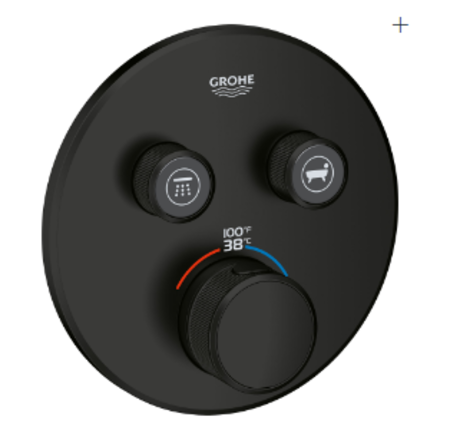 GROHE GROHTHERM SMARTCONTROL  DUAL FUNCTION THERMOSTATIC VALVE TRIM