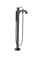 Hansgrohe Hansgrohe Locarno Freestanding Tub Filler Trim with 1.75 GPM Handshower in Matte Black MB