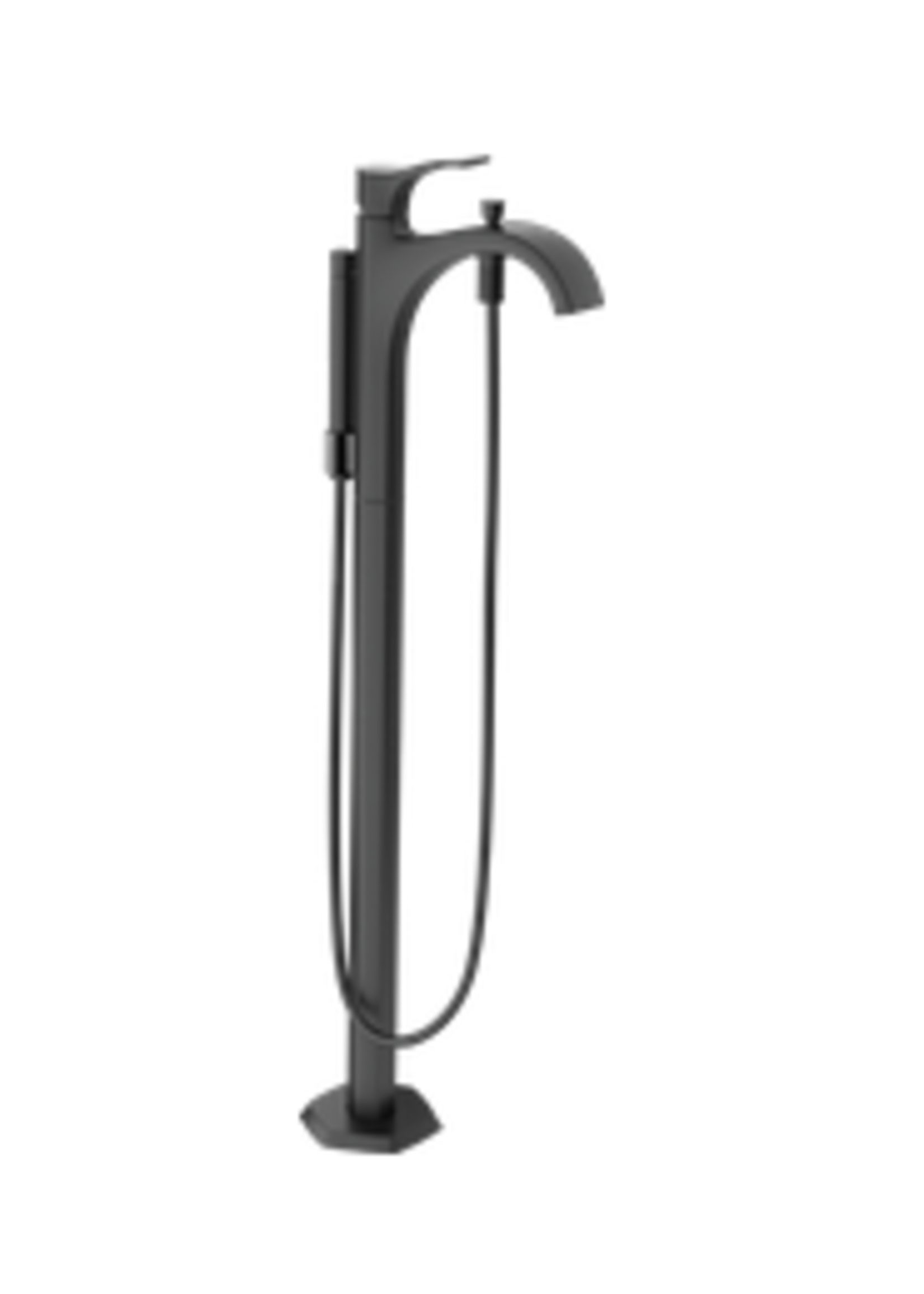 Hansgrohe Hansgrohe Locarno Freestanding Tub Filler Trim with 1.75 GPM Handshower in Matte Black MB