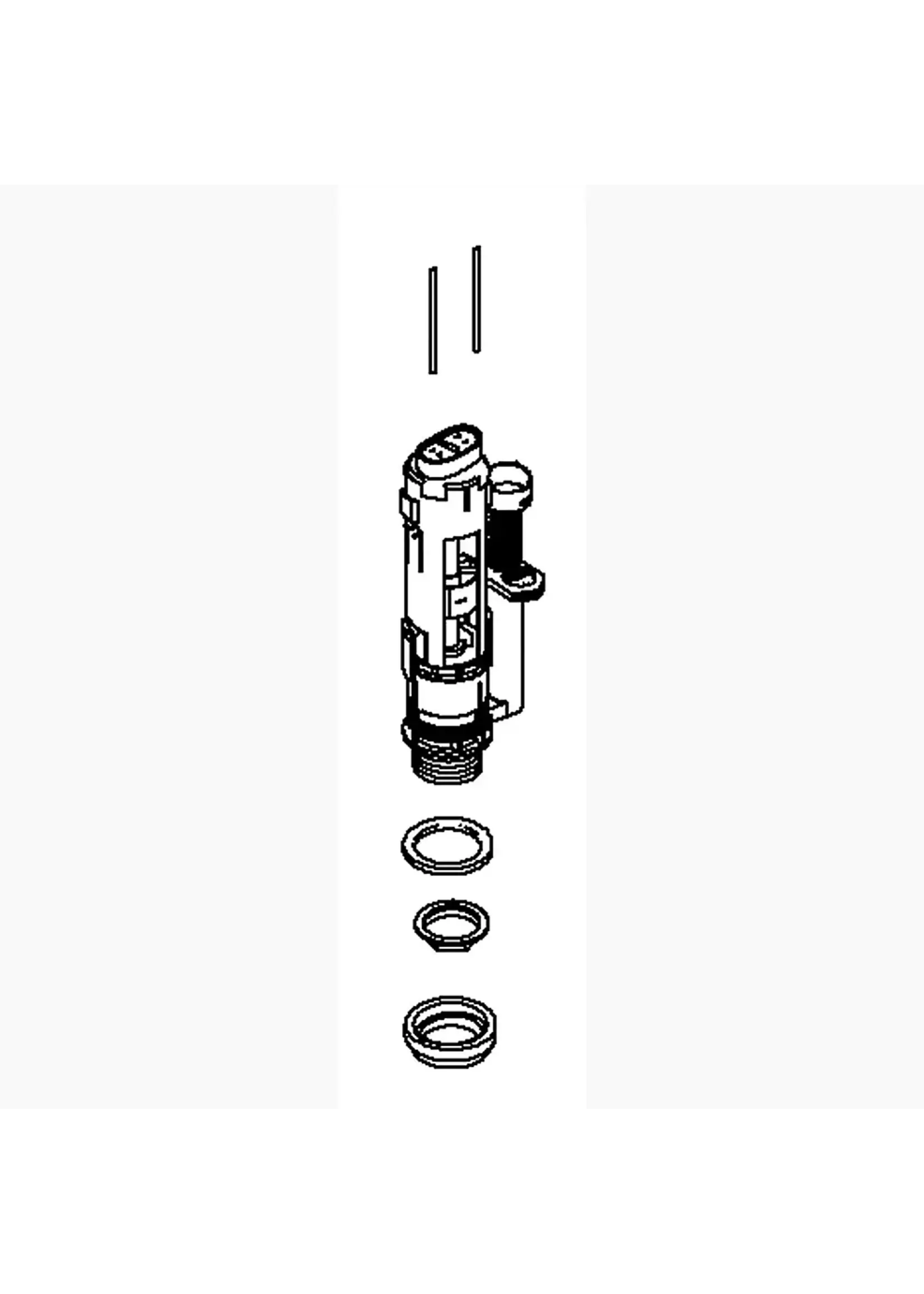 Kohler Kohler Dual Flush fill valve