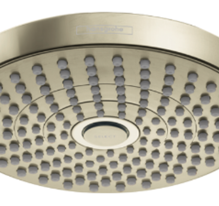 Hansgrohe Croma Select S Showerhead 180 2-Jet, 1.8 GPM
