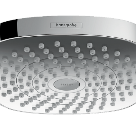 Hansgrohe Croma Select E Showerhead 180 2-Jet, 1.8 GPM