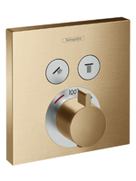 Hansgrohe Hansgrohe ShowerSelect Thermostatic Trim for 2 Functions, Square