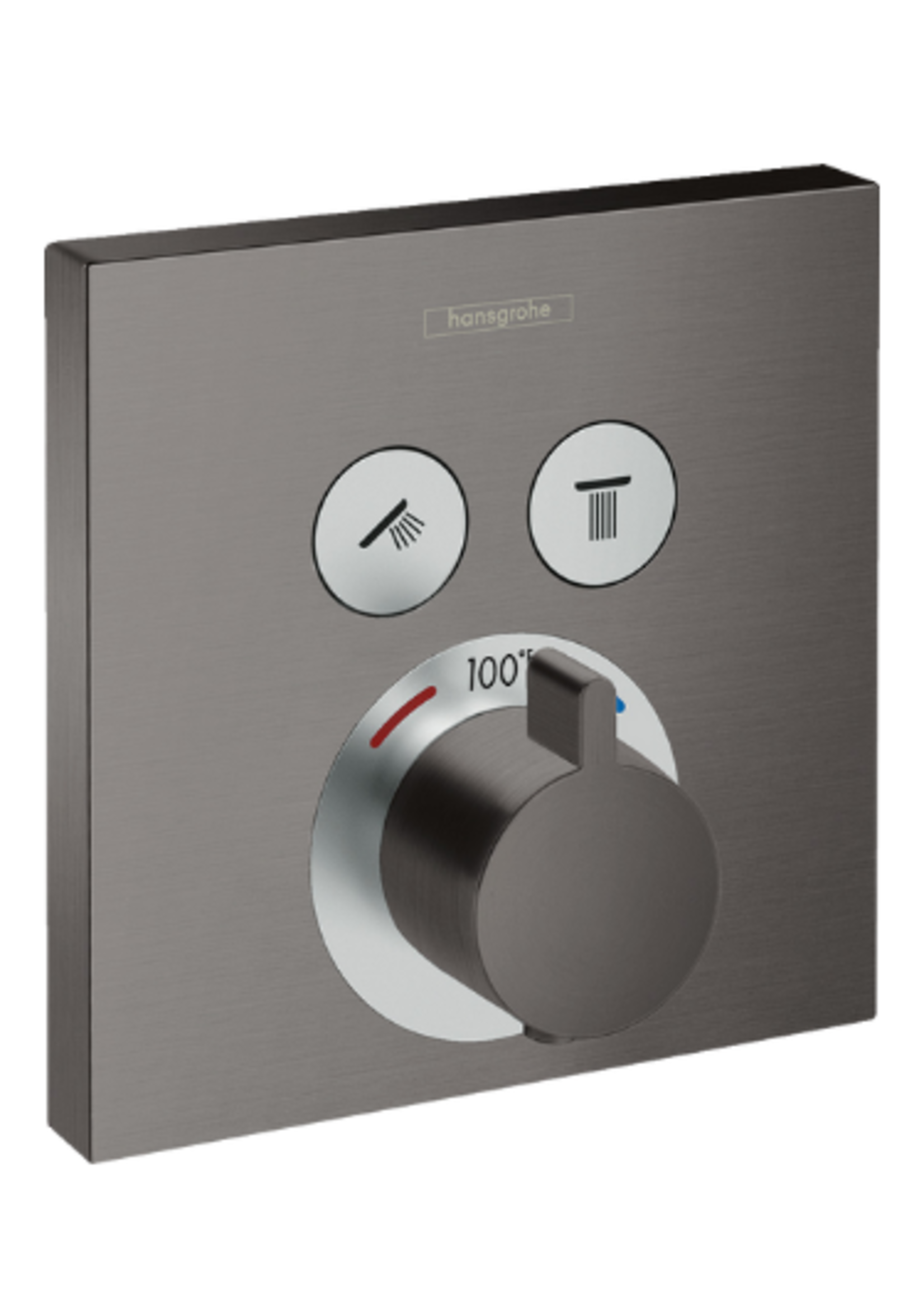 Hansgrohe Hansgrohe ShowerSelect Thermostatic Trim for 2 Functions, Square