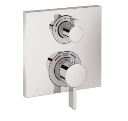 Hansgrohe Ecostat Square Thermostatic Trim with Volume Control and Diverter
