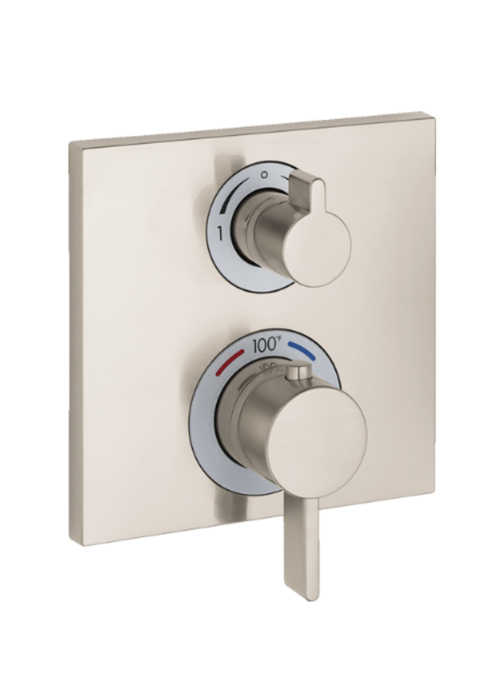 Hansgrohe Hansgrohe Ecostat Square Thermostatic Trim with Volume Control and Diverter