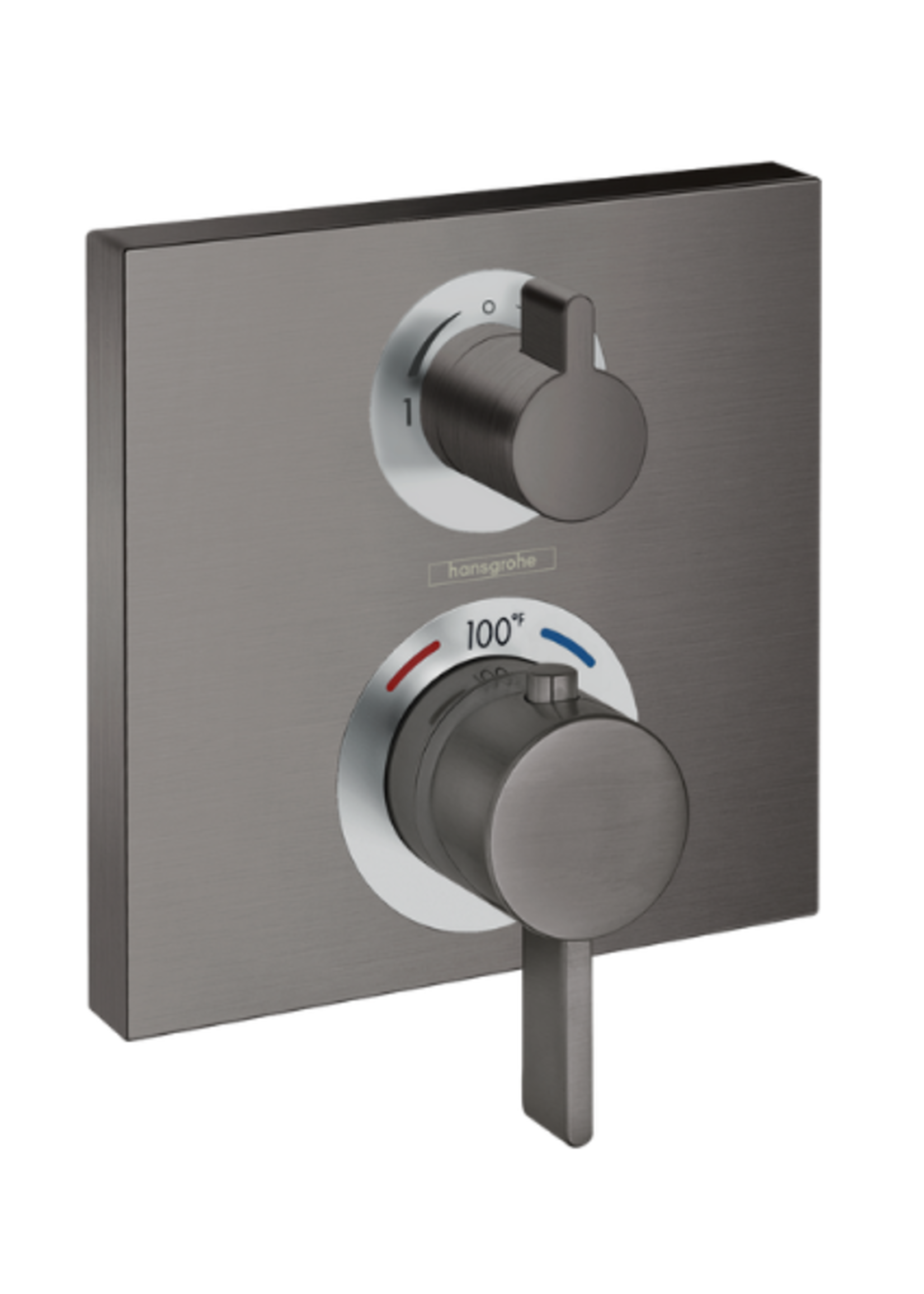 Hansgrohe Hansgrohe Ecostat Square Thermostatic Trim with Volume Control and Diverter