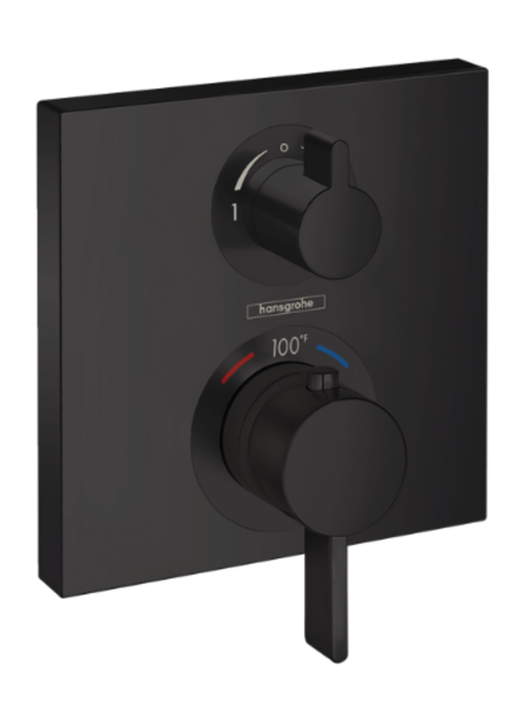 Hansgrohe Hansgrohe Ecostat Square Thermostatic Trim with Volume Control and Diverter
