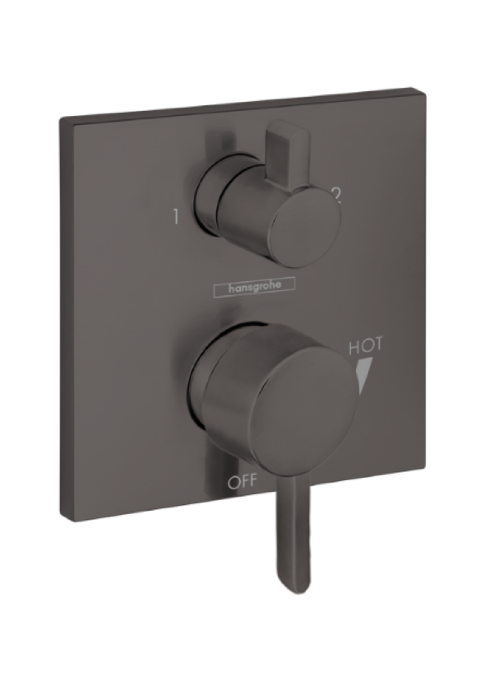 Hansgrohe Hansgrohe Ecostat Pressure Balance Trim S Square with Diverter