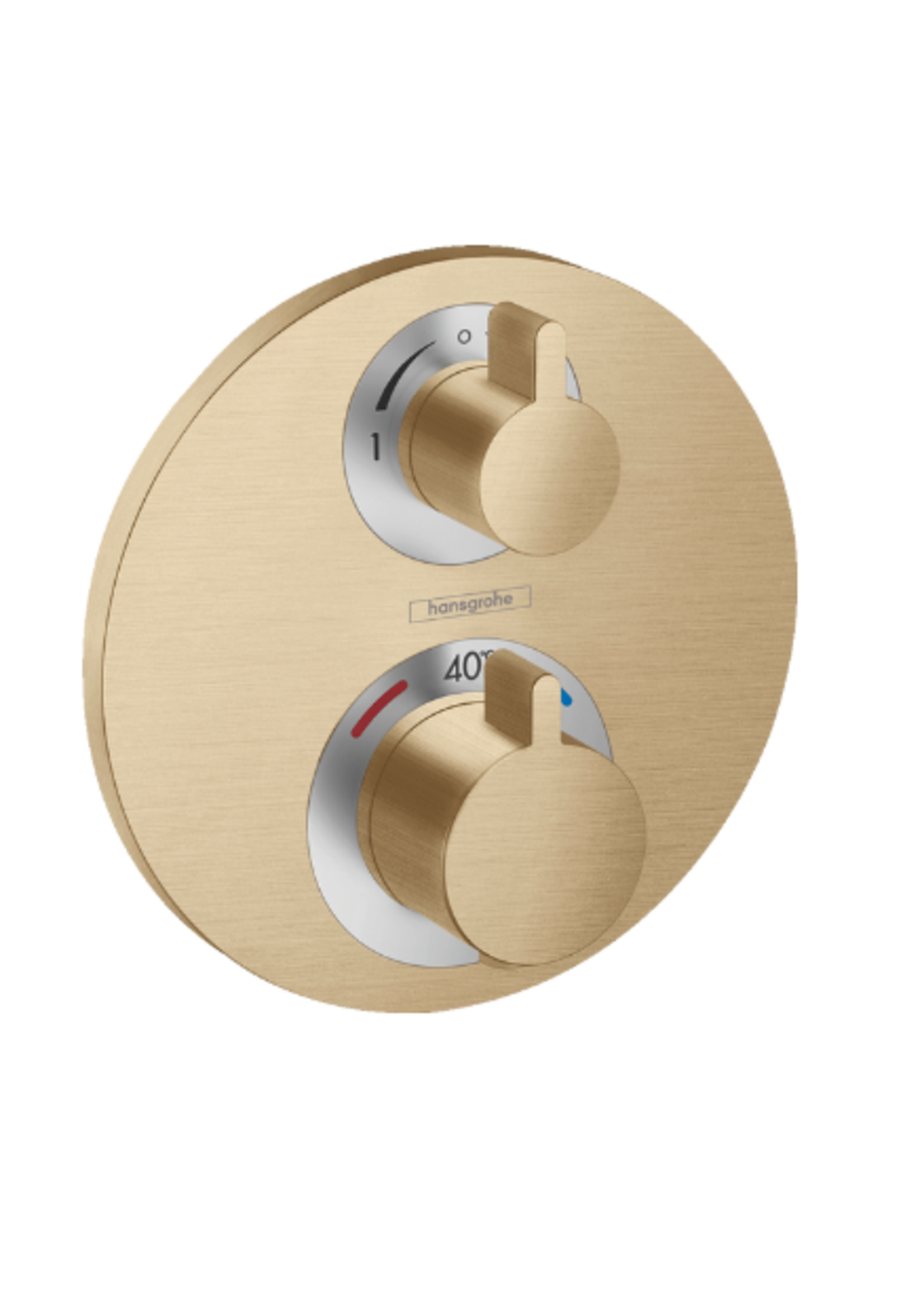 Hansgrohe Hansgrohe Ecostat S Dual Function Thermostatic Trim w/ Diverter & Volume Control