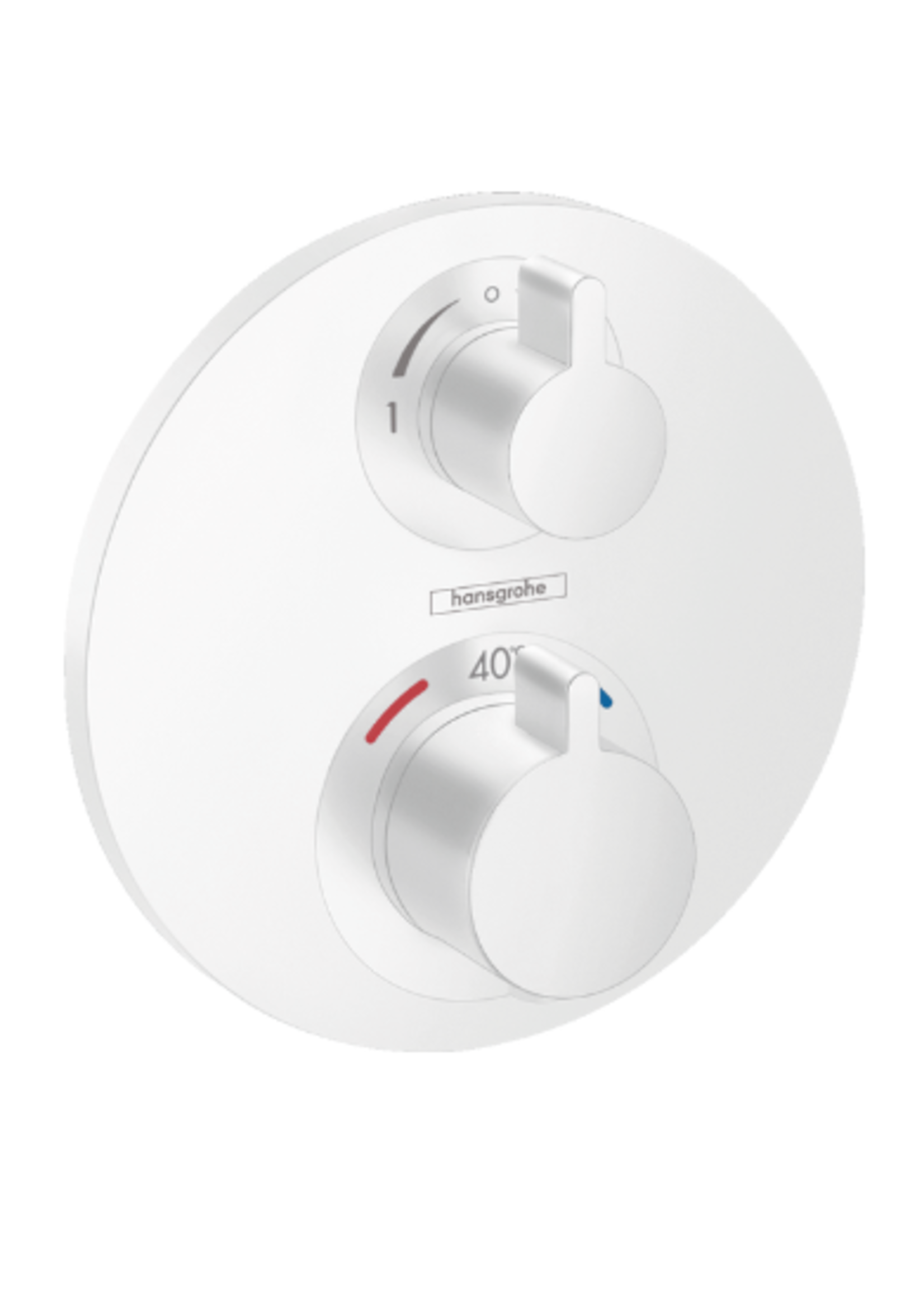 Hansgrohe Hansgrohe Ecostat S Dual Function Thermostatic Trim w/ Diverter & Volume Control