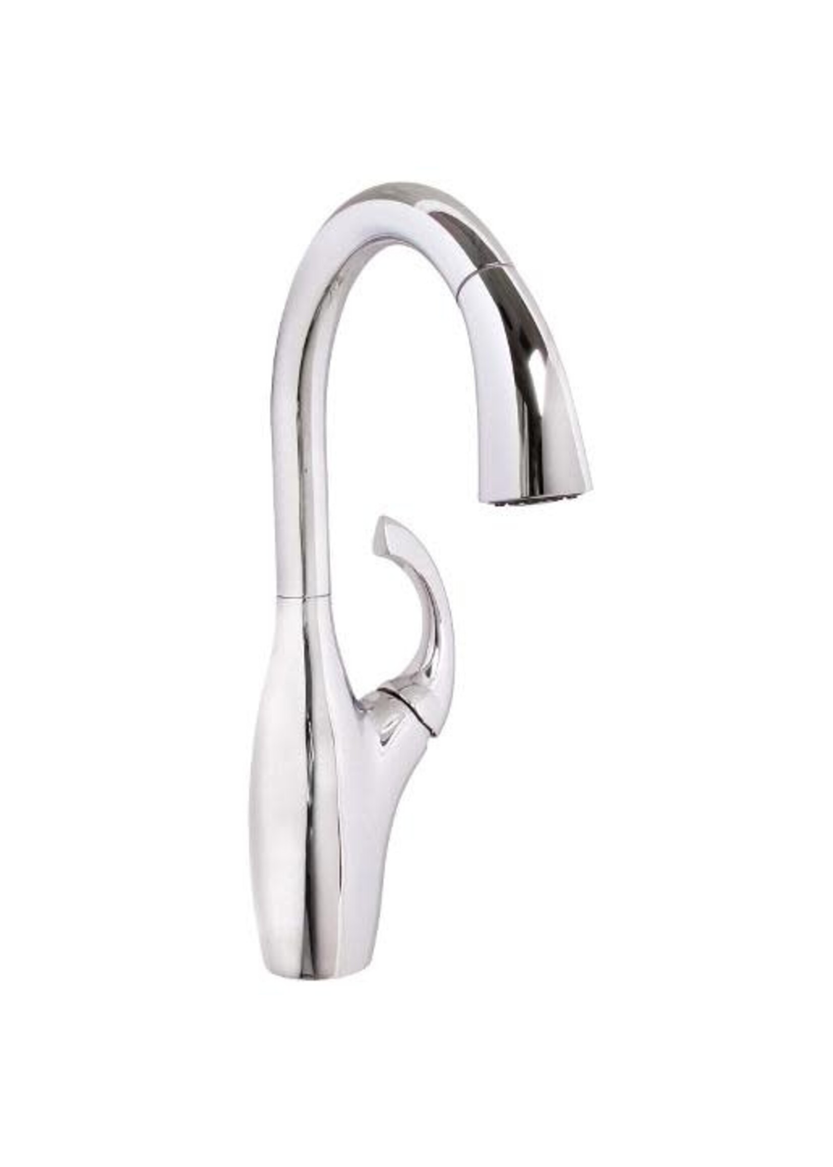 Wolverine Brass Wolverine Artis pull down kitchen faucet chrome CP  (hot & cold water lines not included)