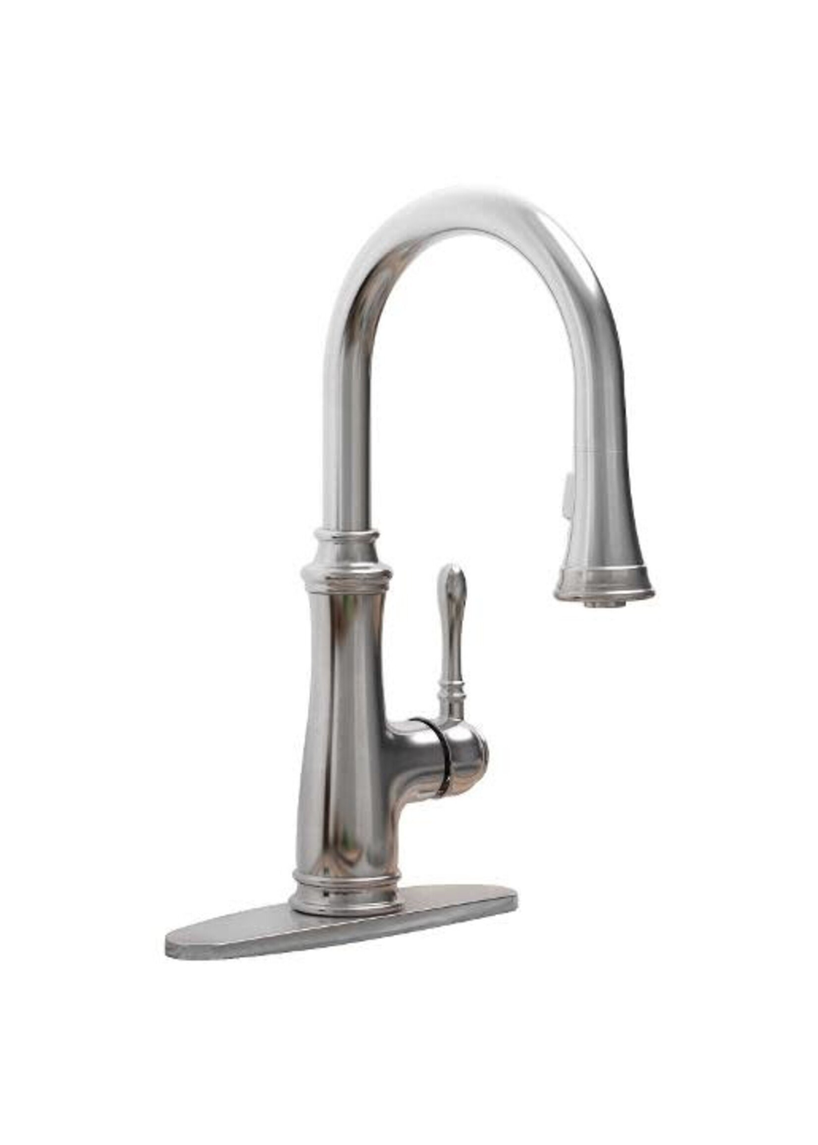 Wolverine Brass Wolverine Timelss Single Handle Kitchen Faucet W/ Pull Down Spray - CP