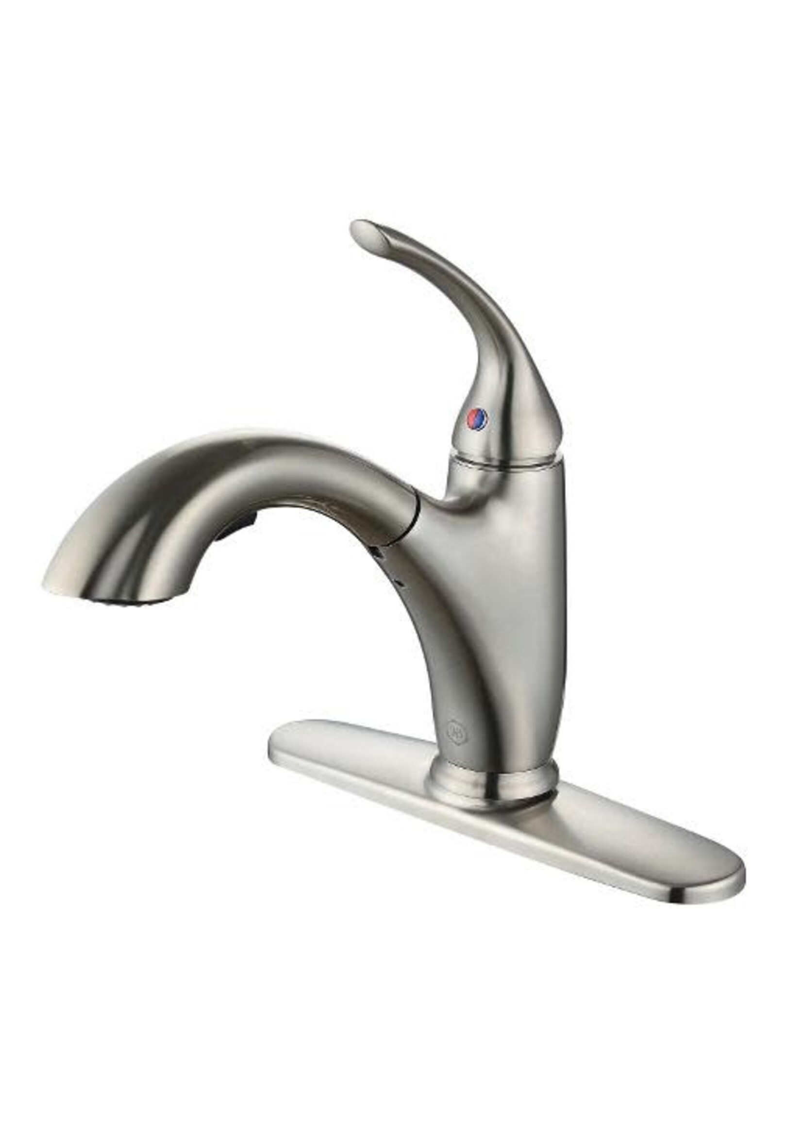 Wolverine Brass Wolverine Finale Pull-out Single Handle Kitchen Faucet in Brushed Nickel BN (water lines required)