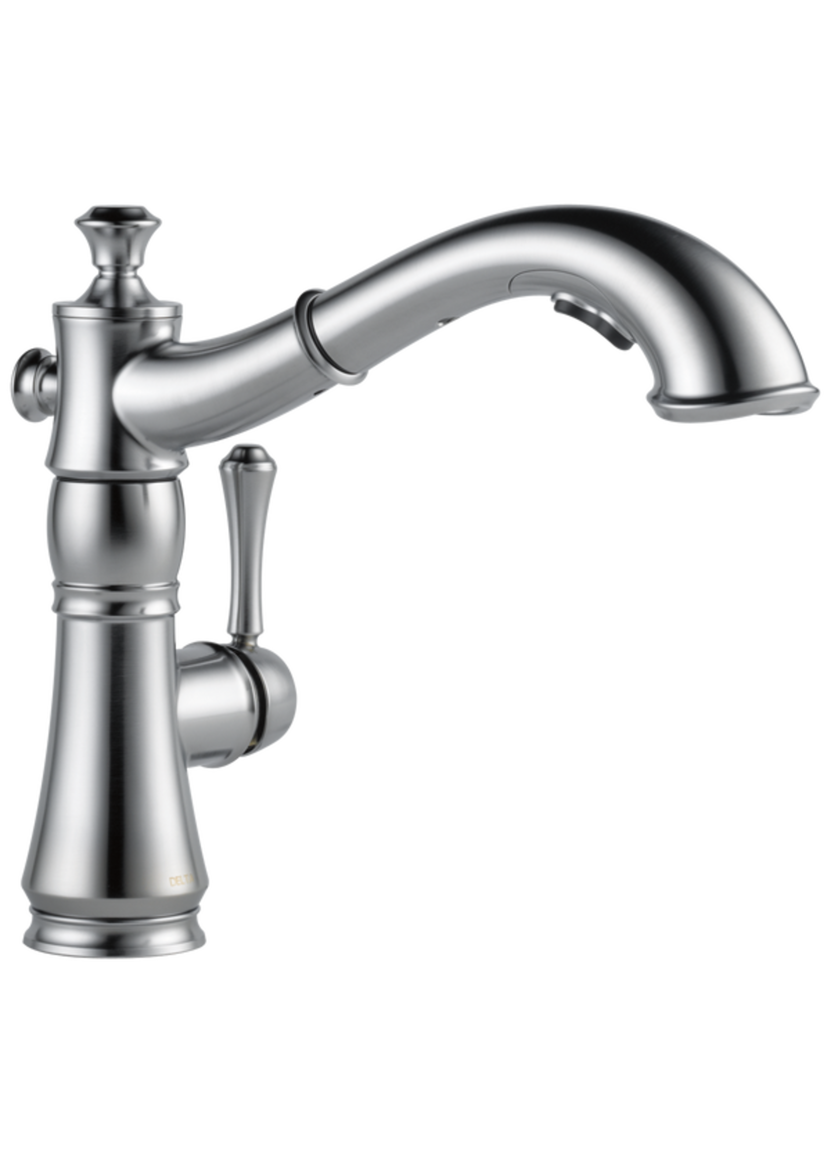 Delta Delta Cassidy Single Handle Pull-Out Kitchen Faucet In Arctic Stainless