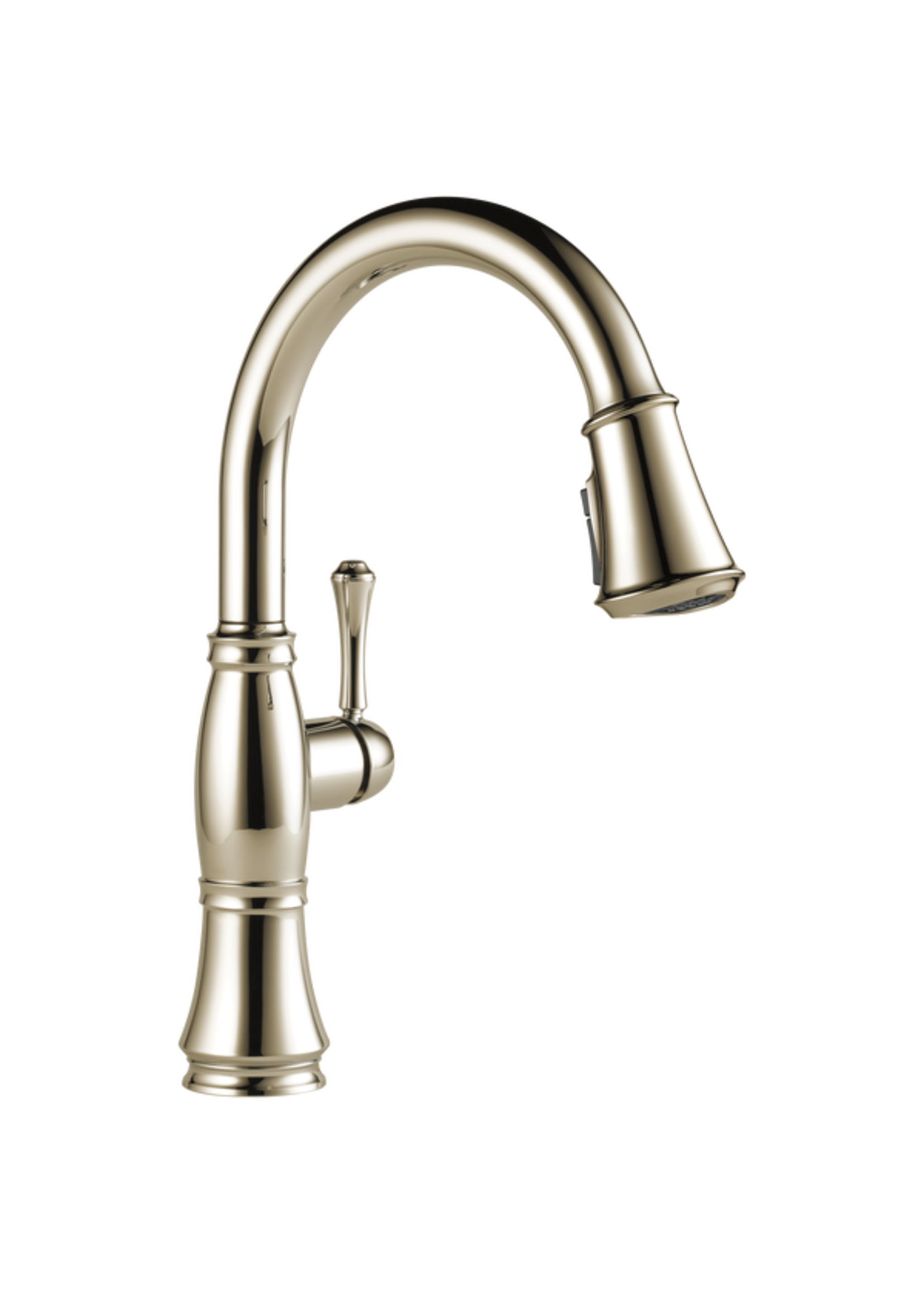 Delta Delta Cassidy Single Handle Pull Down Kitchen Faucet -PN
