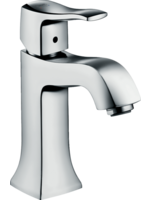 Hansgrohe Hansgrohe Metris C Single Hole Faucet 100 with Pop-up Drain, 1.2 gpm