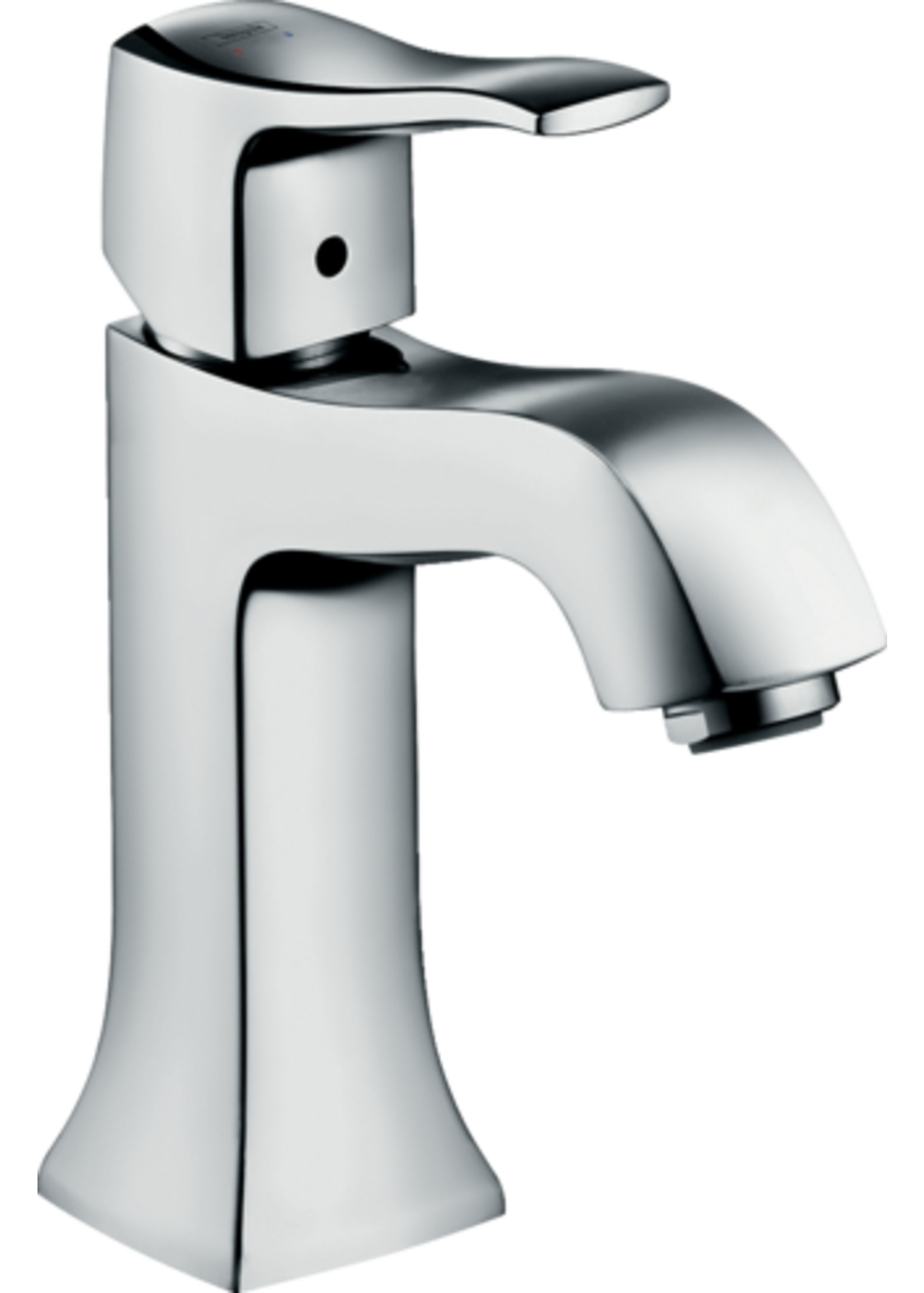 Hansgrohe Hansgrohe Metris C Single Hole Faucet 100 with Pop-up Drain, 1.2 gpm