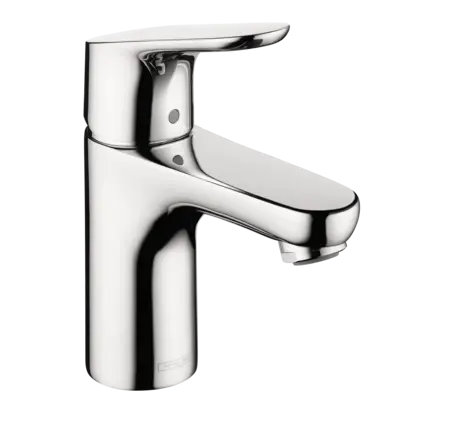 Hansgrohe Focus Single-Hole Faucet 100 with Pop-Up Drain, 1.2 GPM
