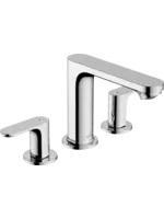 Hansgrohe Hansgrohe Rebris S Widespread Faucet 110 with Pop-Up Drain