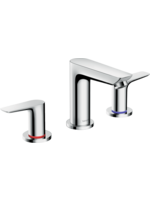 Hansgrohe Talis E Widespread Faucet 150 with Pop-Up Drain, 1.2 GPM