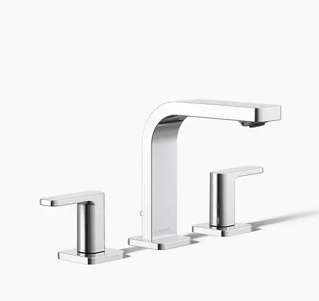 Kohler Parallel Widespread Faucet, 1.2 gpm