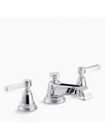 Kohler Kohler Pinstripe Widespread bathroom sink faucet with Lever handles, 1.2 gpm