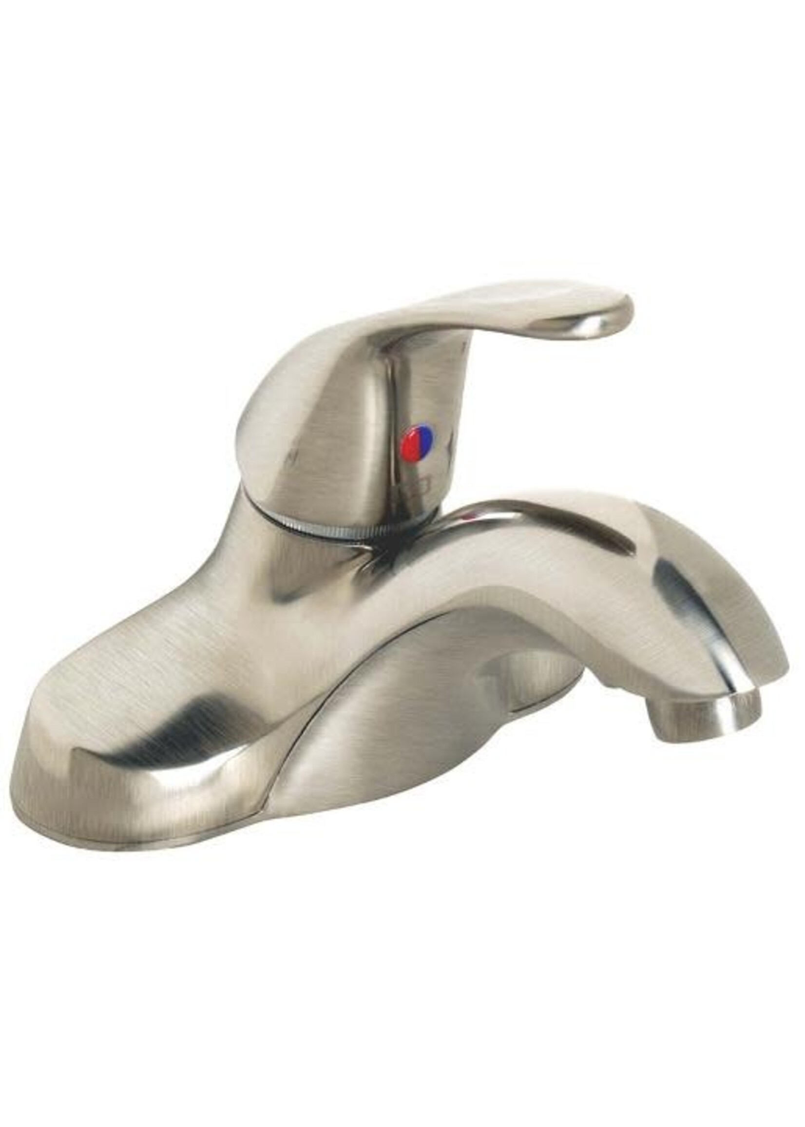 Wolverine Brass Wolverine Brass Essence Single Handle Centerset Bathroom Faucet With Pop-up, Brushed Nickel