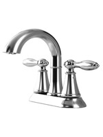 Wolverine Brass Wolverine Brass Timeless centerset faucet in Chrome (hot & cold water lines not included)