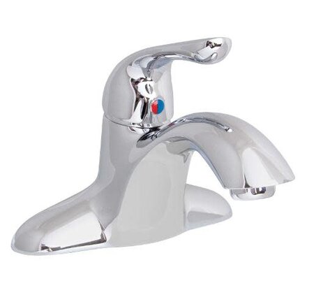 Wolverine Brass center set faucet Finale series in chrome CP  (hot & cold water lines not included)