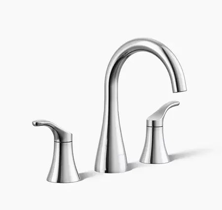 Kohler Simplice Widespread bathroom sink faucet, 1.2 gpm