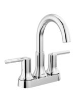 Delta Delta Trinsic Two Handle Centerset Bathroom Faucet