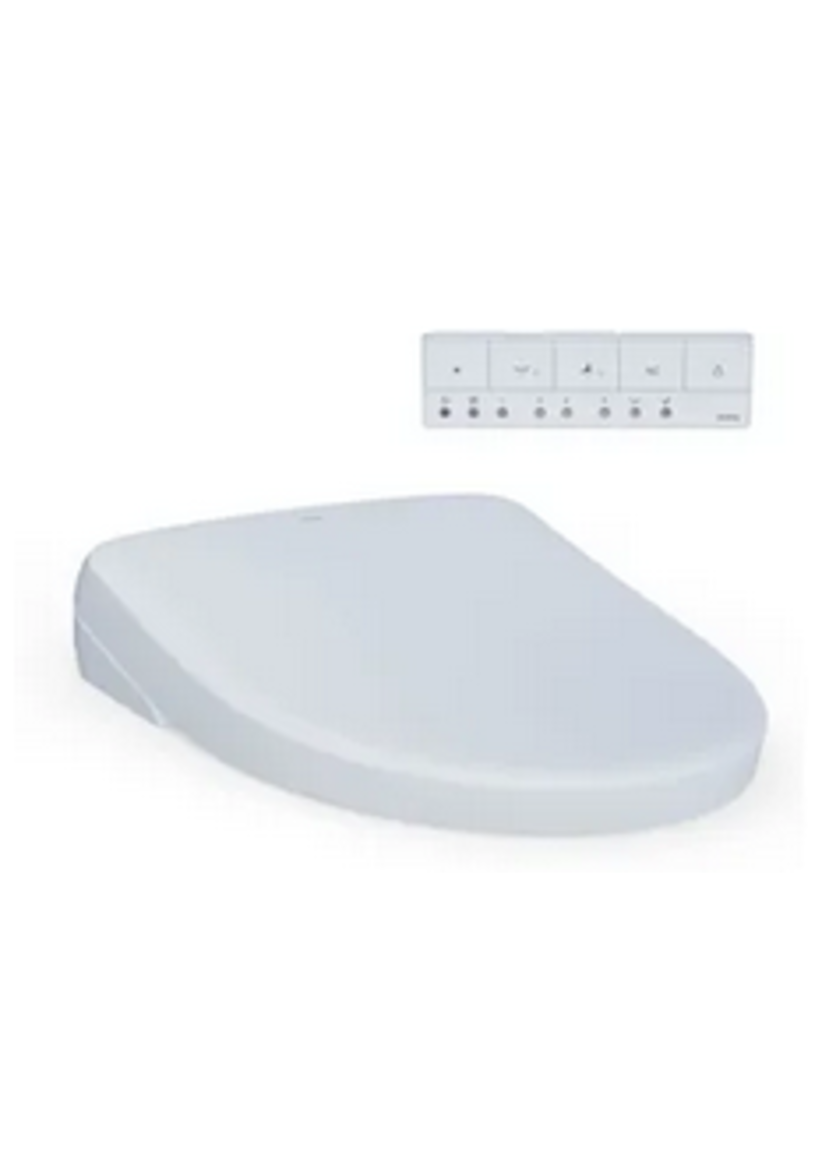 Toto Toto Washlet S7 CONTEMPORARY Elongated with Ewater +  Cotton White