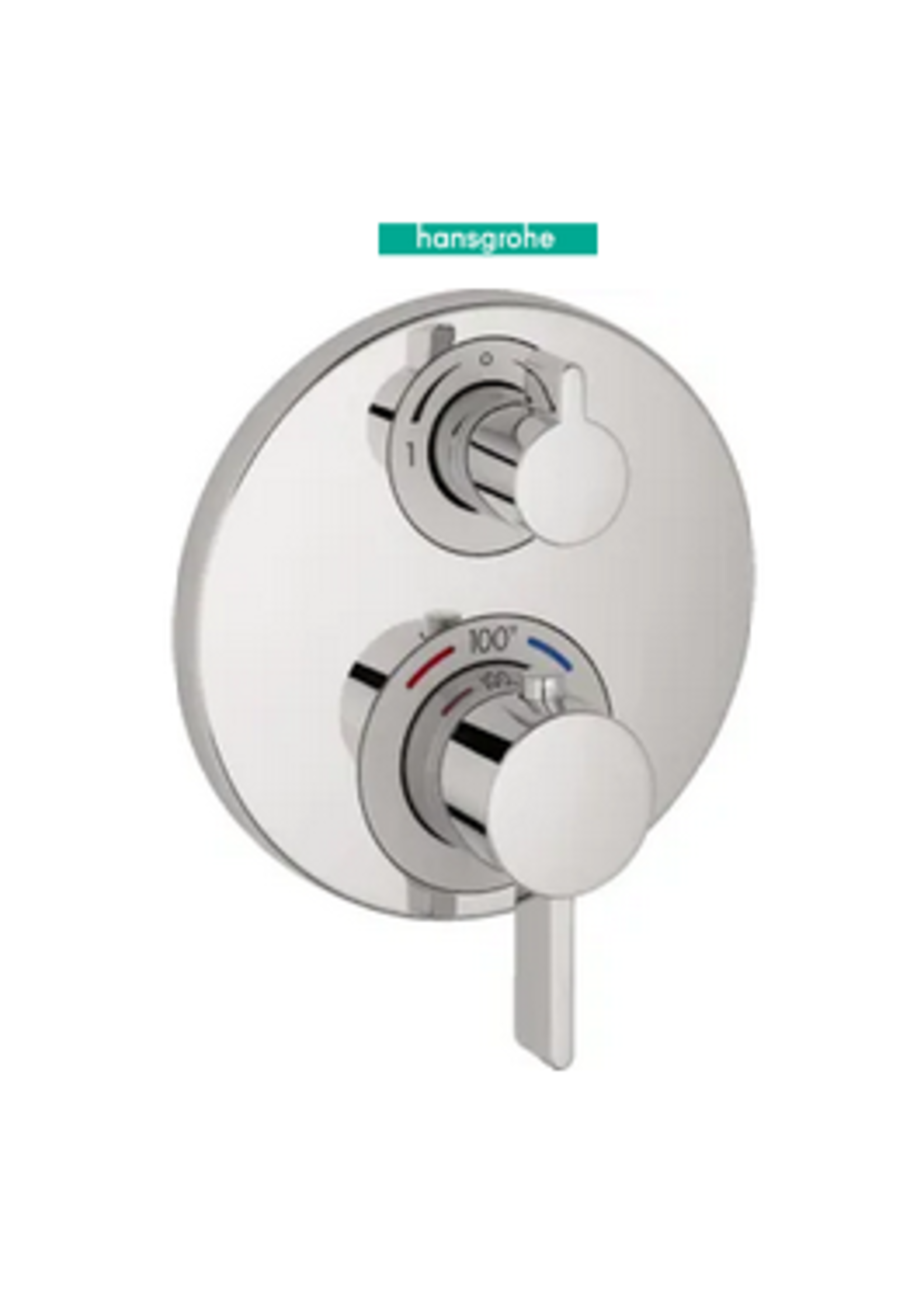 Hansgrohe Hansgrohe Ecostat S Dual Function Thermostatic Trim w/ Diverter & Volume Control