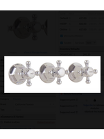 California Faucets California Faucets 3 Handle Tub And Shower Trim Only - Special