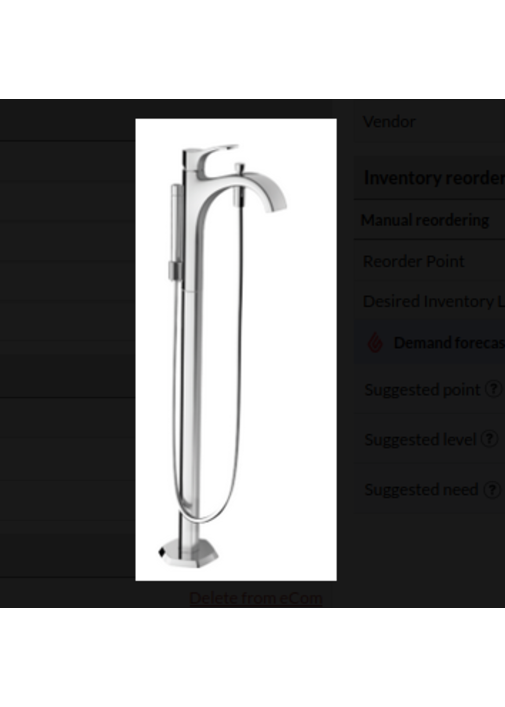 Hansgrohe Hansgrohe Locarno Freestanding Tub Filler Trim with 1.75 GPM Handshower in Chrome PC