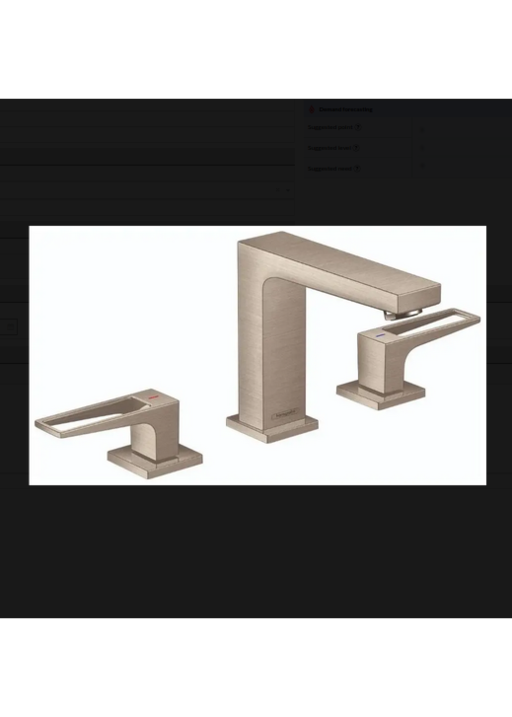 Hansgrohe Hansgrohe Metropol Widespread Faucet with Loop Handles and Pop-Up Drain, 1.2 GPM