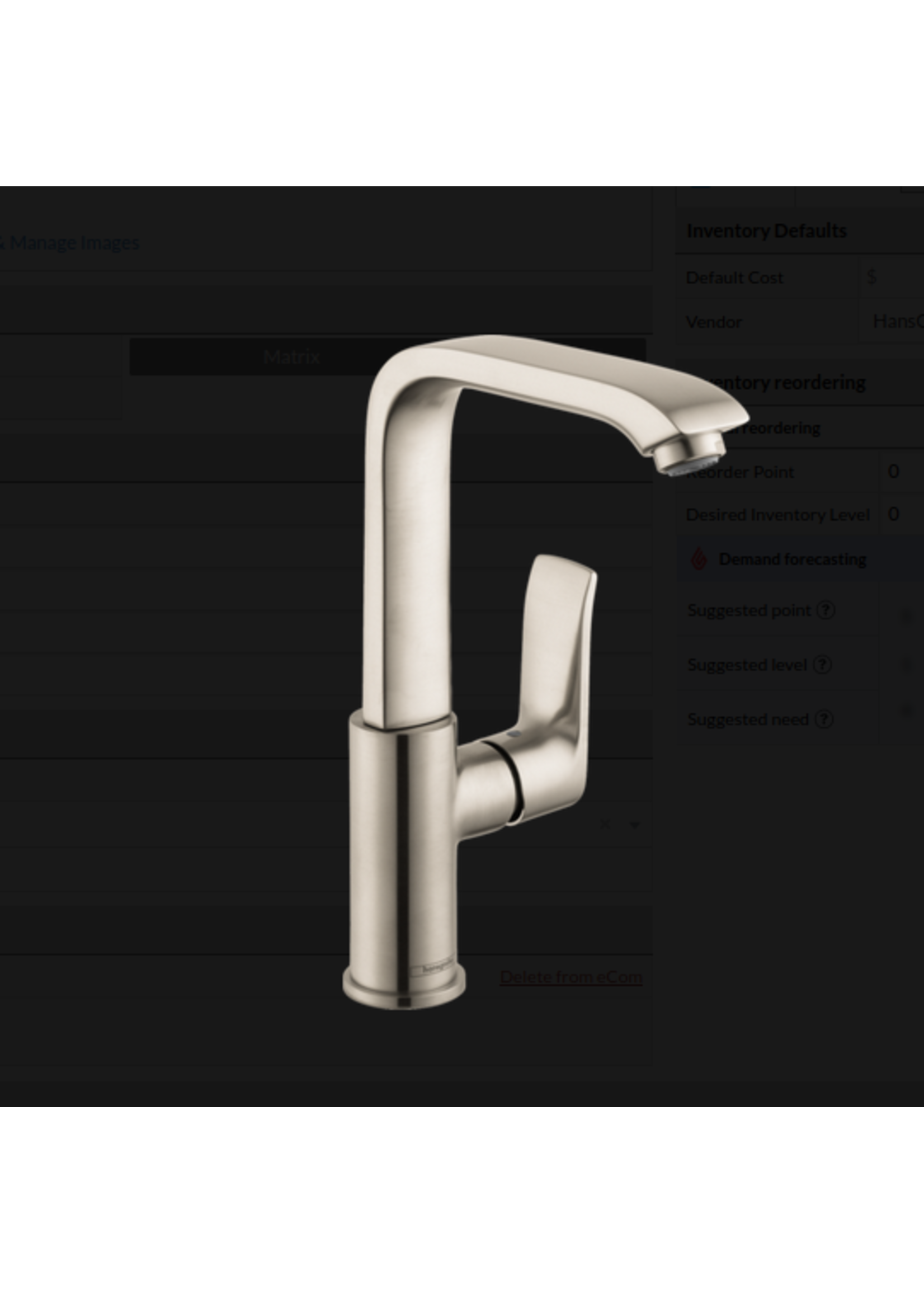 Hansgrohe Hansgrohe Metris Single Hole Faucet w/ Pop up Drain 1.2 GPM
