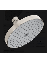 Hansgrohe Hansgrohe Raindance S Showerhead 150 - 1-jet 2.5gpm - Brushed Nickel