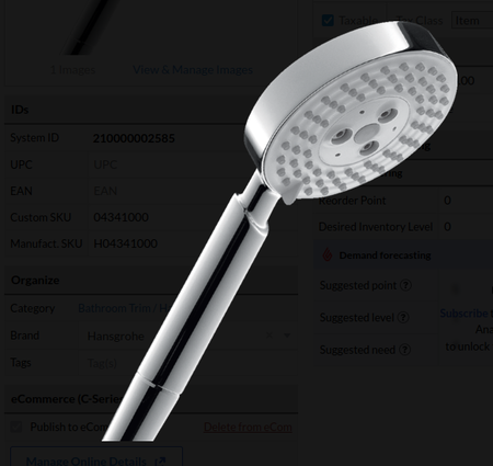 Hansgrohe Raindance S Handshower 100 3-Jet, 2.0 GPM in Chrome CP