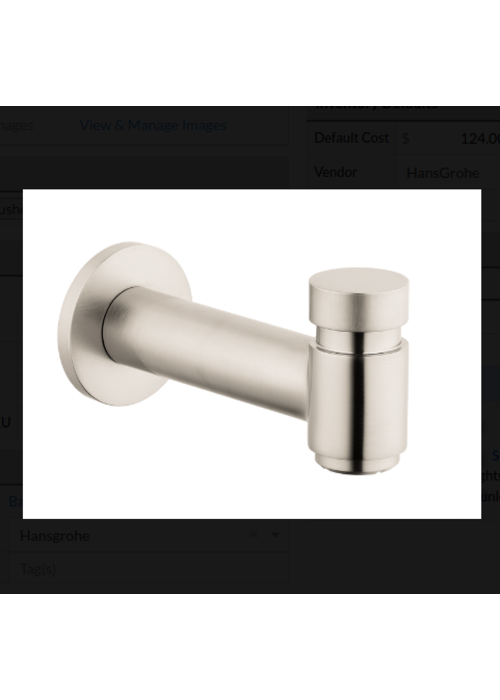 Hansgrohe Hansgrohe Talis S Tub Spout With Diverter