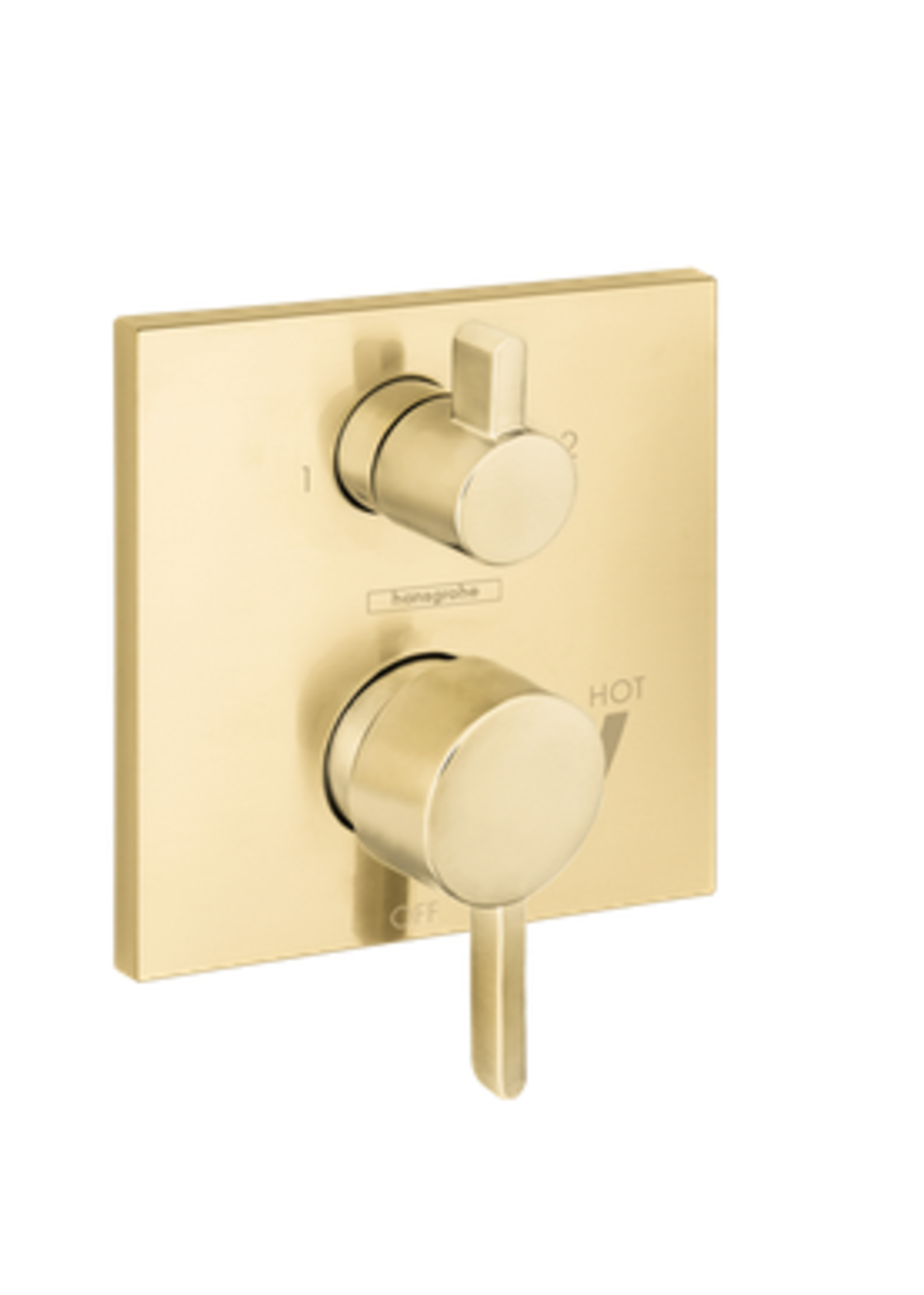 Hansgrohe Hansgrohe Ecostat Pressure Balance Trim S Square with Diverter